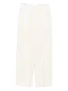 Totême Fluid Trousers With Pleats And Wide Leg In Multi