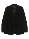 Totême Toteme Women Wool Blend Single-breasted Blazer Jacket In Black