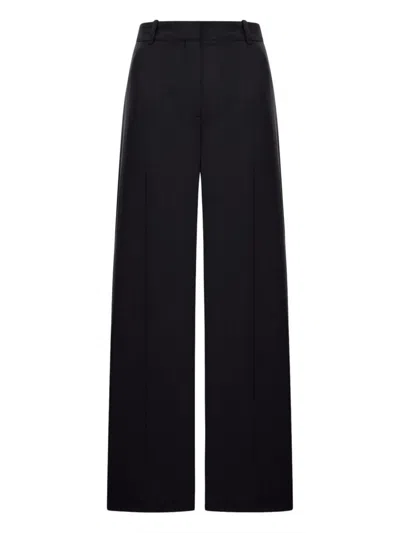 Totême Toteme Wool Blend Tailored Pants In Black