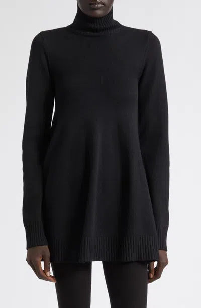 Totême Toteme Wool Blend Turtleneck Sweater In Black