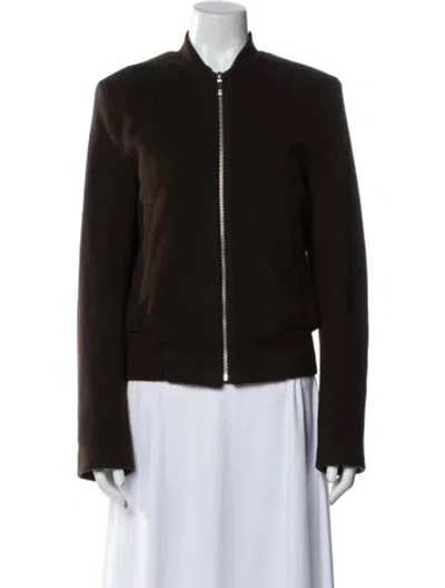 Pre-owned Totême Wool Bomber Jacket In Brown