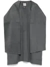 Totême Wool Cape In Grey