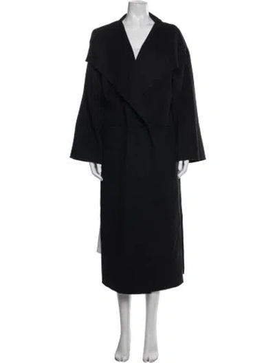 Pre-owned Totême Wool Coat In Black