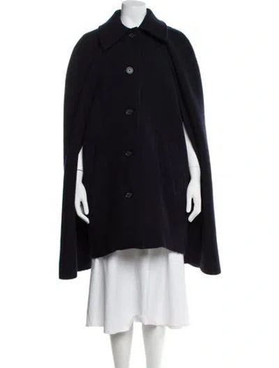 Pre-owned Totême Wool Coat In Blue