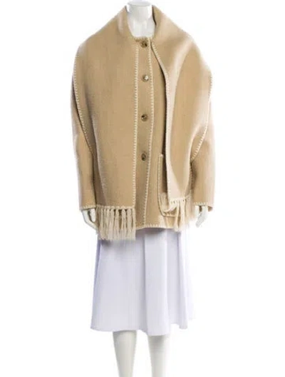 Pre-owned Totême Wool Coat In Brown