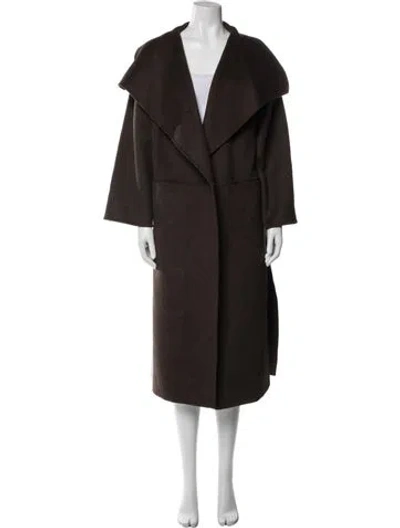 Pre-owned Totême Wool Coat In Brown