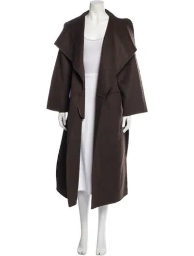 Pre-owned Totême Wool Coat In Brown