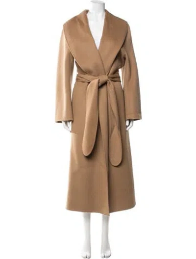 Pre-owned Totême Wool Coat In Brown