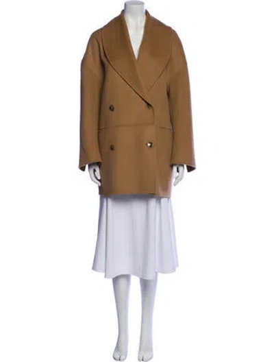 Pre-owned Totême Wool Coat In Neutral