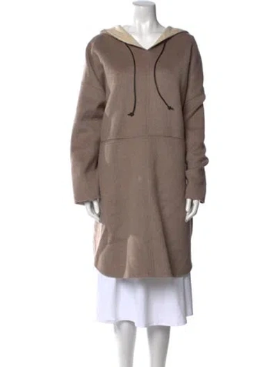 Pre-owned Totême Wool Coat In Neutral