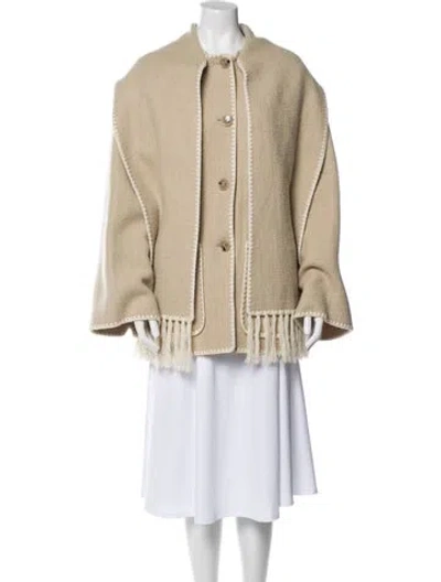 Pre-owned Totême Wool Coat In Neutral