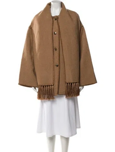 Pre-owned Totême Wool Coat W/ Tags In Neutral