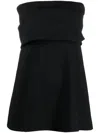 Totême Toteme Wool Crepe Band Tube In Black