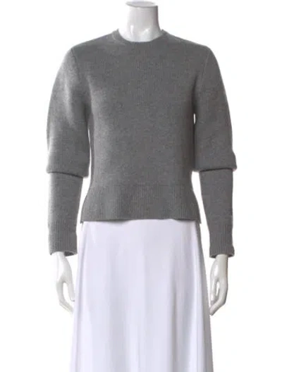 Pre-owned Totême Wool Crew Neck Sweater In Gray