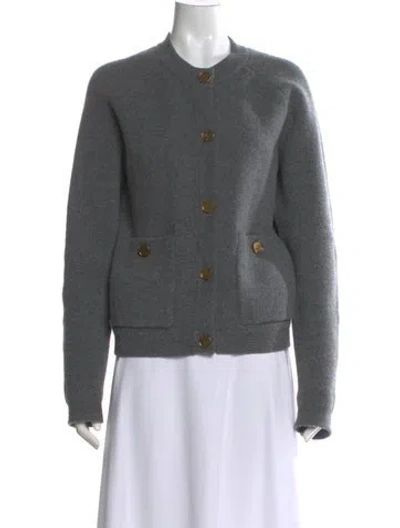 Pre-owned Totême Wool Crew Neck Sweater In Gray