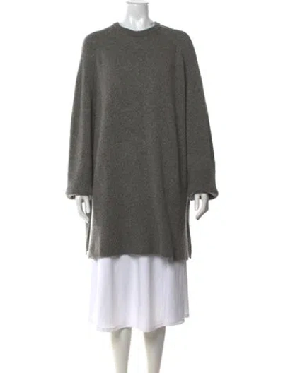 Pre-owned Totême Wool Crew Neck Sweater In Gray