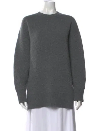 Pre-owned Totême Wool Crew Neck Sweater In Grey