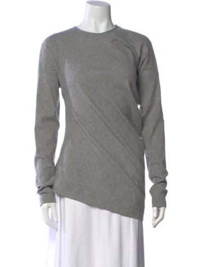 Pre-owned Totême Wool Crew Neck Sweater In Grey