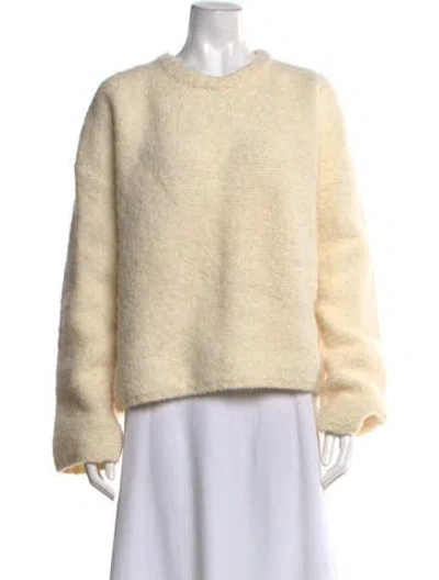 Pre-owned Totême Wool Crew Neck Sweater In Neutral