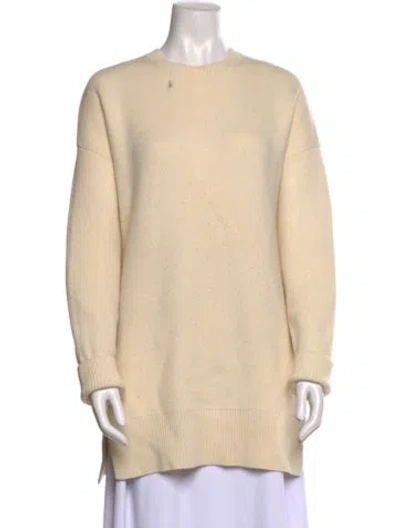 Pre-owned Totême Wool Crew Neck Sweater In Neutral