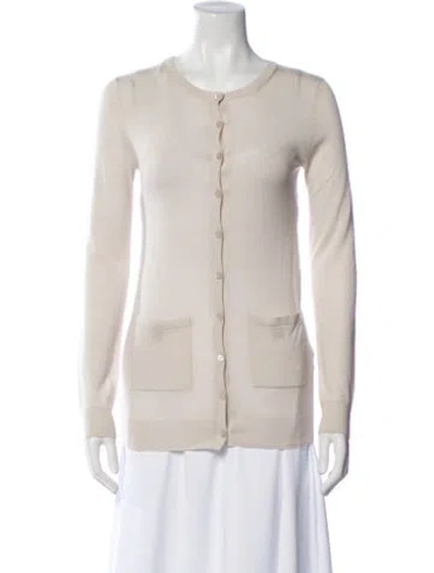 Pre-owned Totême Wool Crew Neck Sweater In Neutral