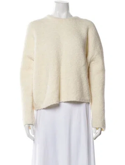 Pre-owned Totême Wool Crew Neck Sweater In Neutral