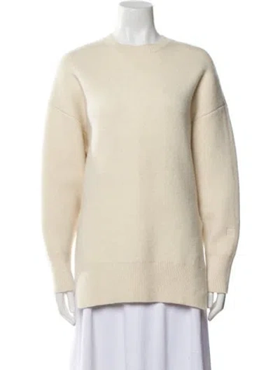 Pre-owned Totême Wool Crew Neck Sweater In Neutral