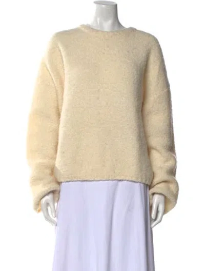 Pre-owned Totême Wool Crew Neck Sweater In Neutral