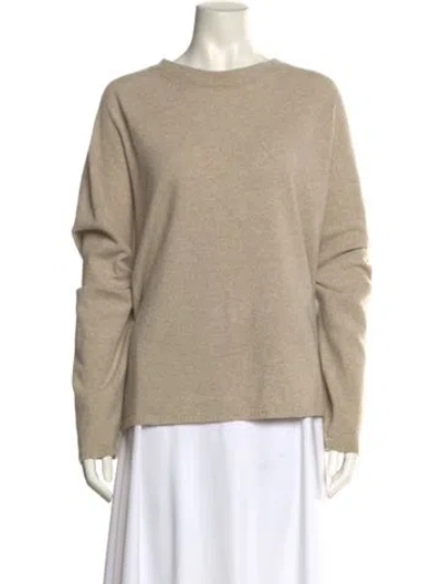 Pre-owned Totême Wool Crew Neck Sweater In Neutral
