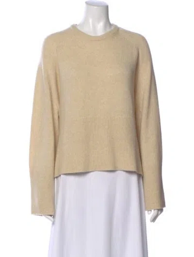 Pre-owned Totême Wool Crew Neck Sweater In Neutral
