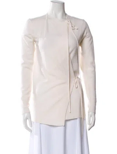Pre-owned Totême Wool Crew Neck Sweater In Neutral