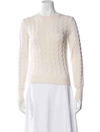 Pre-owned Totême Wool Crew Neck Sweater In Neutral