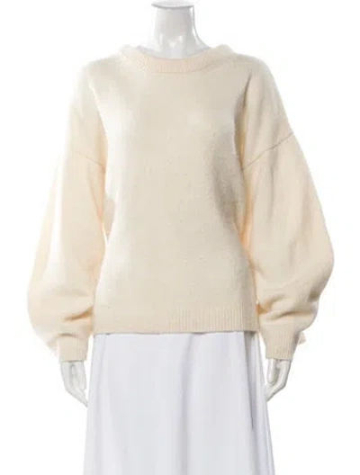 Pre-owned Totême Wool Crew Neck Sweater In Neutral