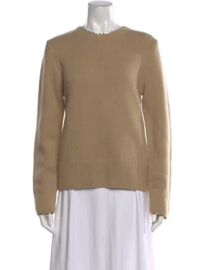 Pre-owned Totême Wool Crew Neck Sweater In Neutral