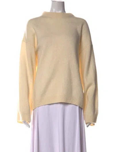 Pre-owned Totême Wool Crew Neck Sweater In Neutral