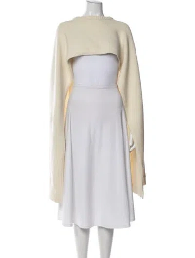 Pre-owned Totême Wool Crew Neck Sweater In Neutral
