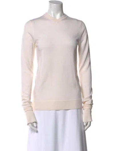 Pre-owned Totême Wool Crew Neck Sweater In Pink