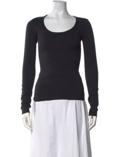 Pre-owned Totême Wool Crew Neck Sweater W/ Tags In Black