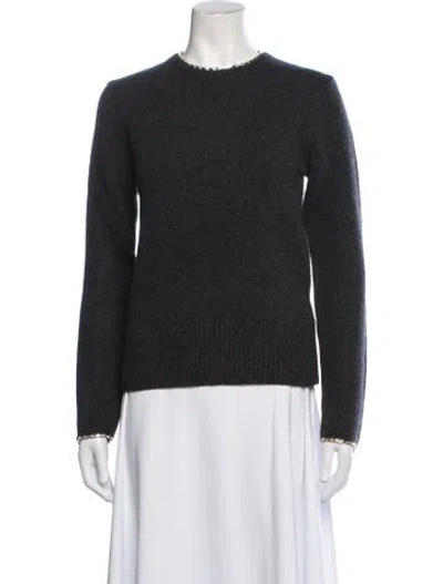 Pre-owned Totême Wool Crew Neck Sweater W/ Tags In Grey