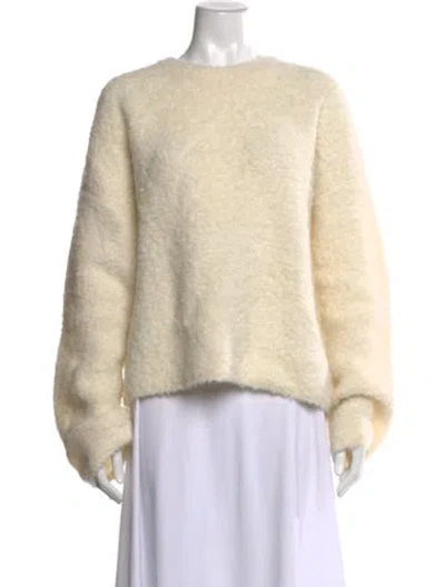 Pre-owned Totême Wool Crew Neck Sweater W/ Tags In Neutrals