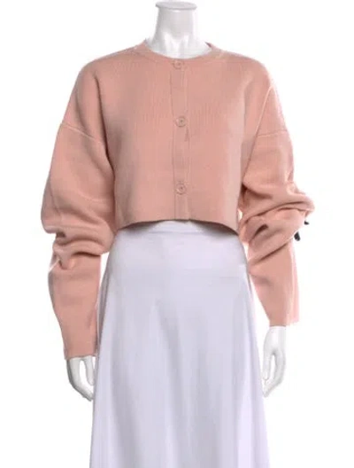 Pre-owned Totême Wool Crew Neck Sweater W/ Tags In Pink