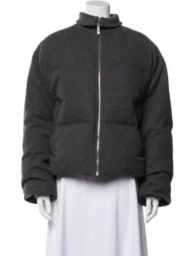 Pre-owned Totême Wool Down Jacket In Grey