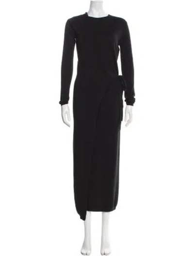Pre-owned Totême Wool Dress In Black