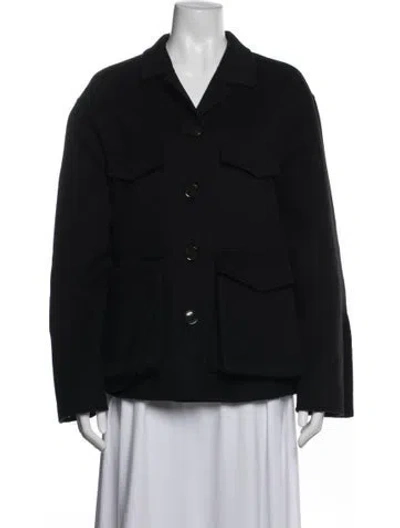 Pre-owned Totême Wool Jacket In Black