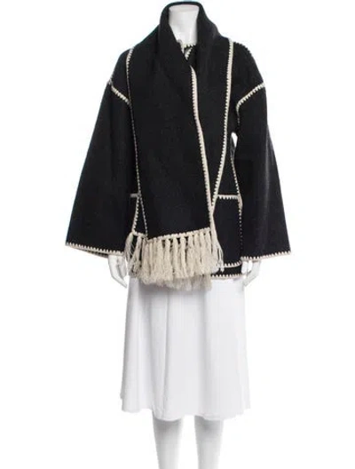 Pre-owned Totême Wool Jacket In Black