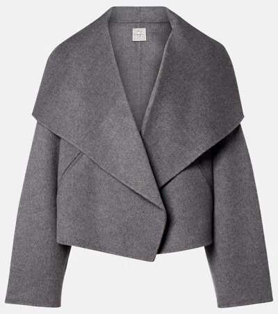 Totême Wool Jacket In Gray