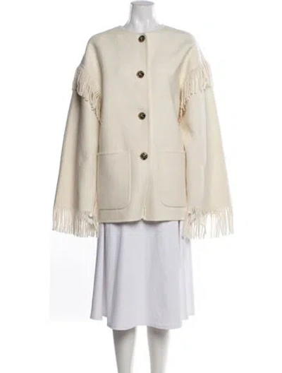 Pre-owned Totême Wool Jacket In Neutrals