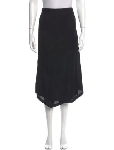 Pre-owned Totême Wool Knee-length Skirt In Blue