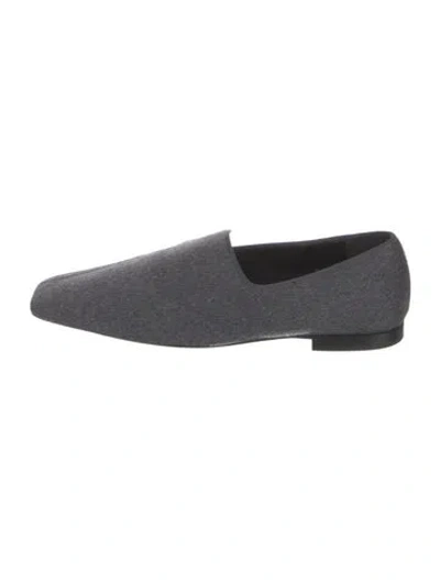 Pre-owned Totême Wool Loafers In Gray