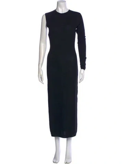 Pre-owned Totême Wool Long Dress In Black